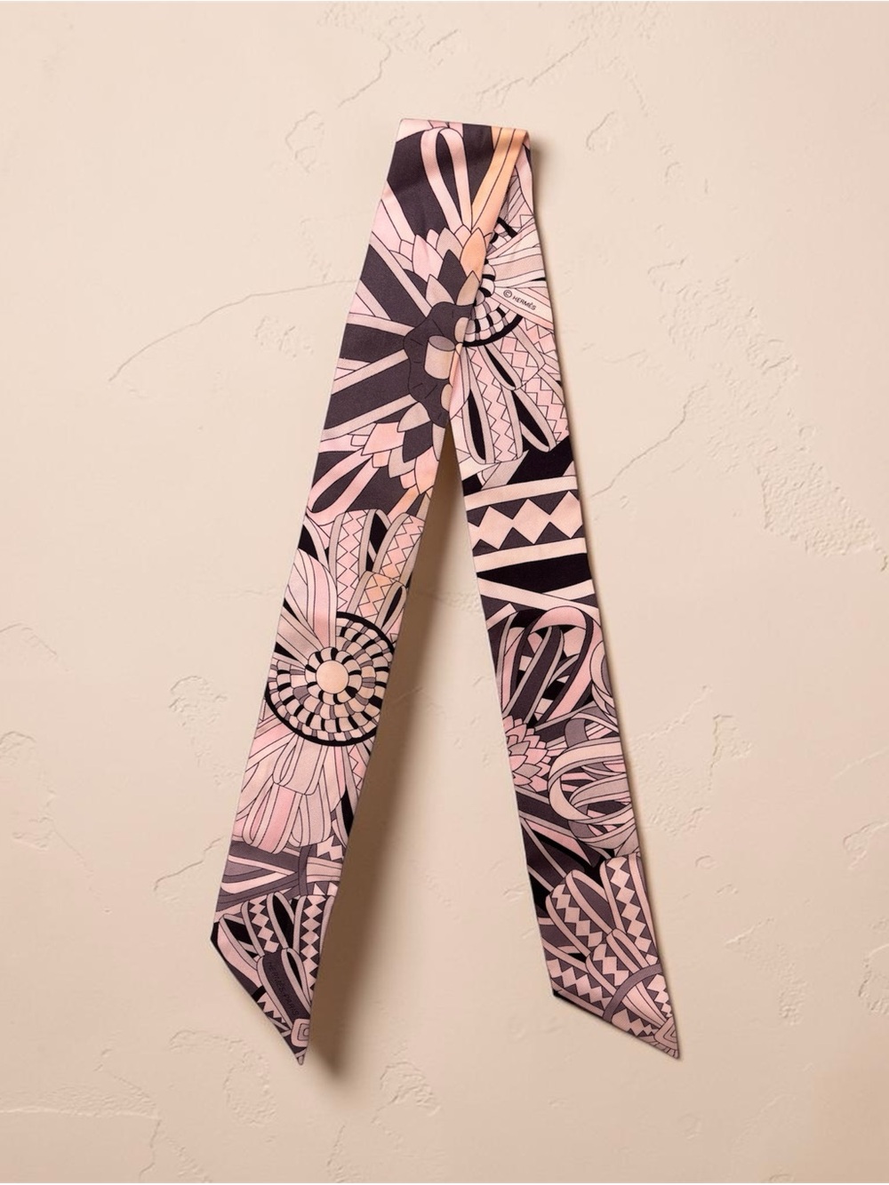 Authentic Hermes Twilly Scarf